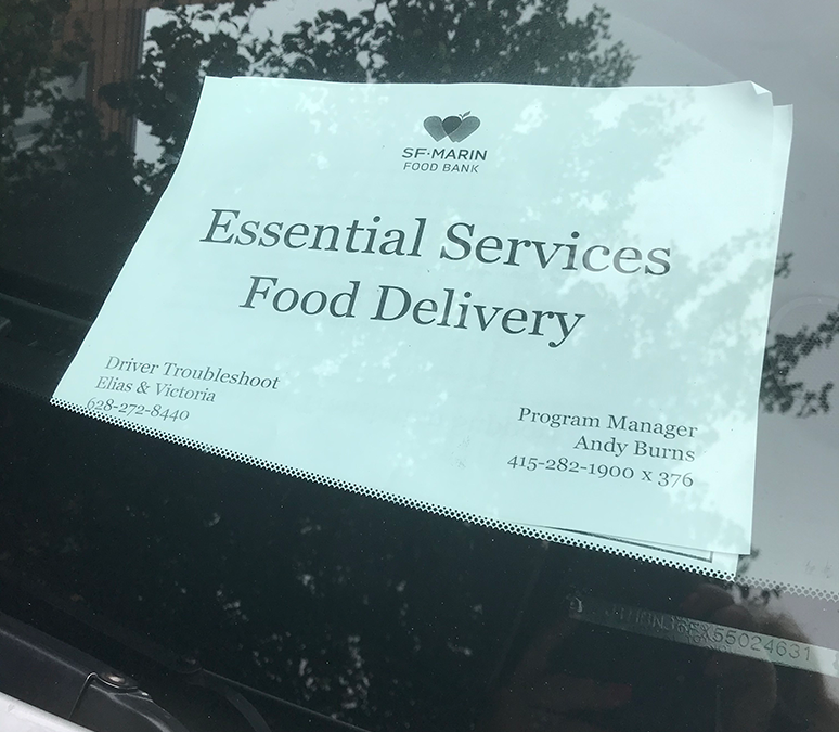 Food bank, food delivery – unit 305!